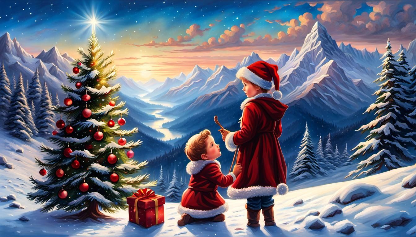 Christmas in the snow