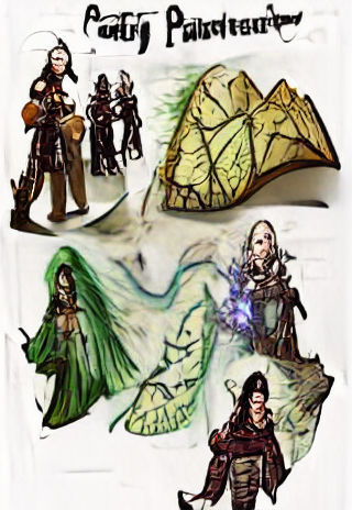 Fantasy Adventuring Party Ready for a Quest