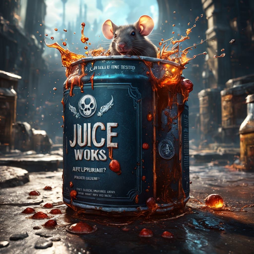 Surreal Fantasy Potion Fizzes with Mysterious Energy