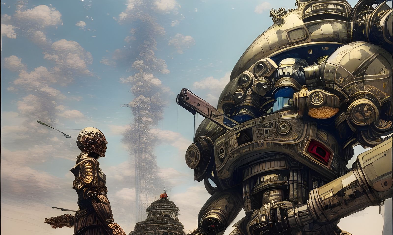 AI's Dream: Hyperdetailed Grandiose Masterpiece