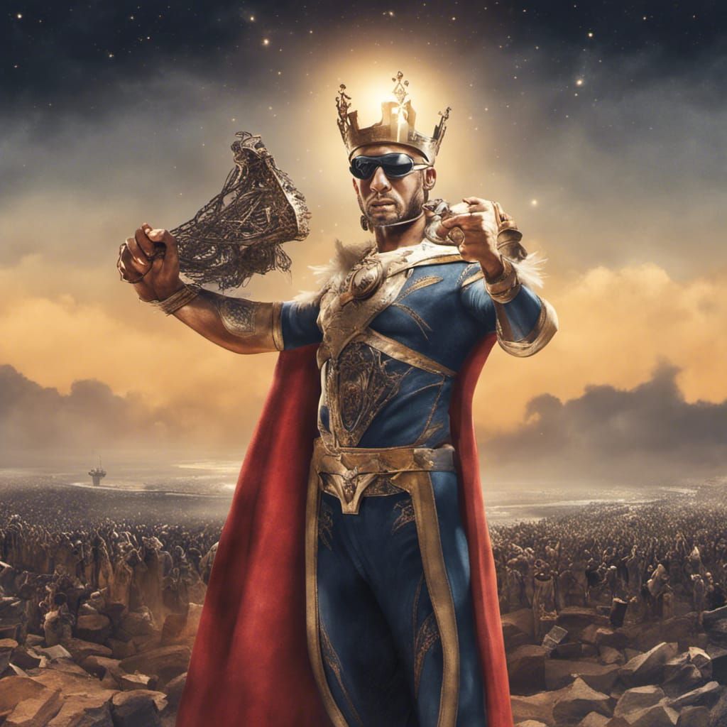 Corn Superheroes Share a Kiss on Rooftop