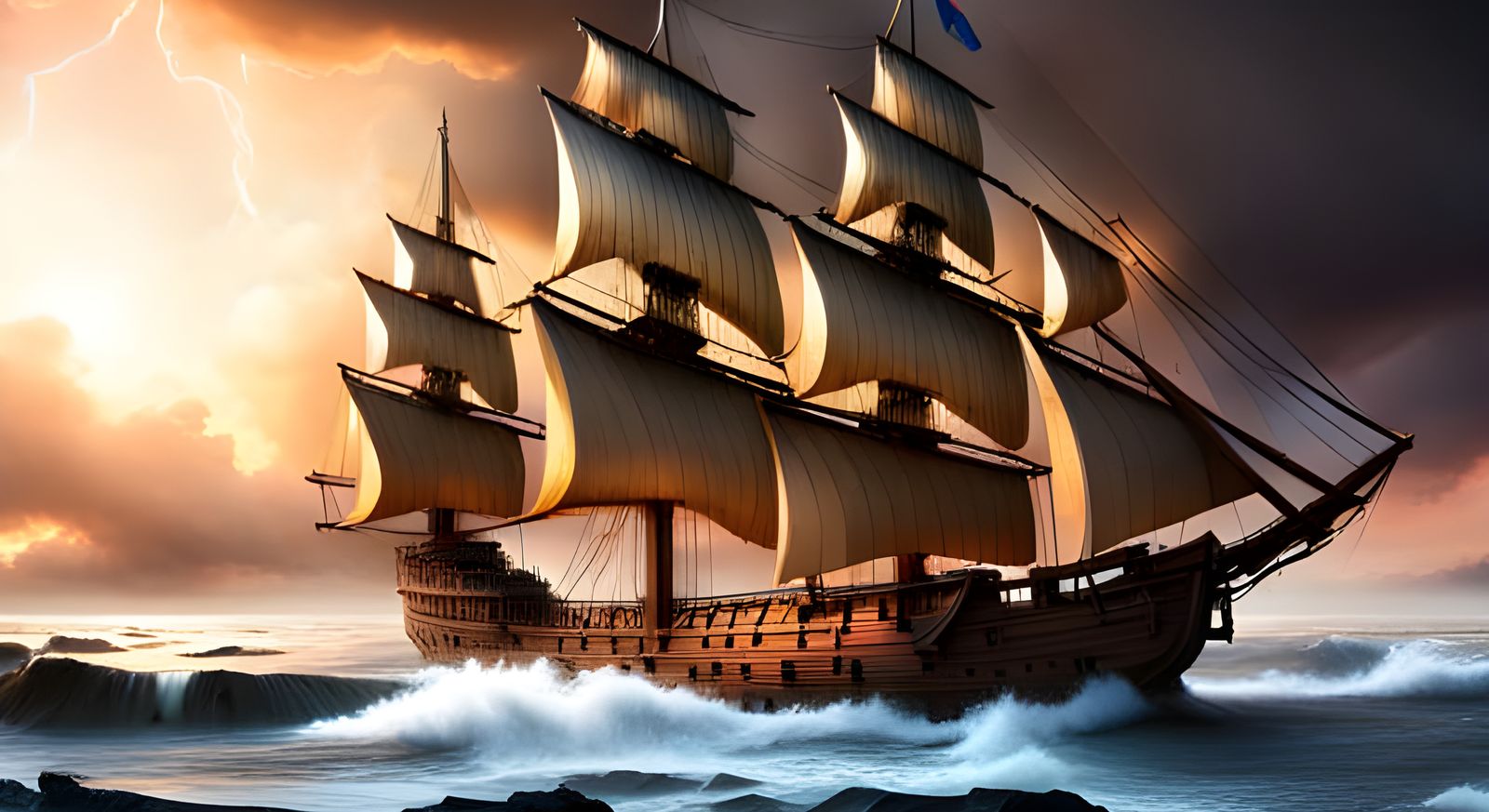 A Whaling Ship