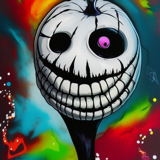 Nightmare Before Christmas Graffiti Street Art