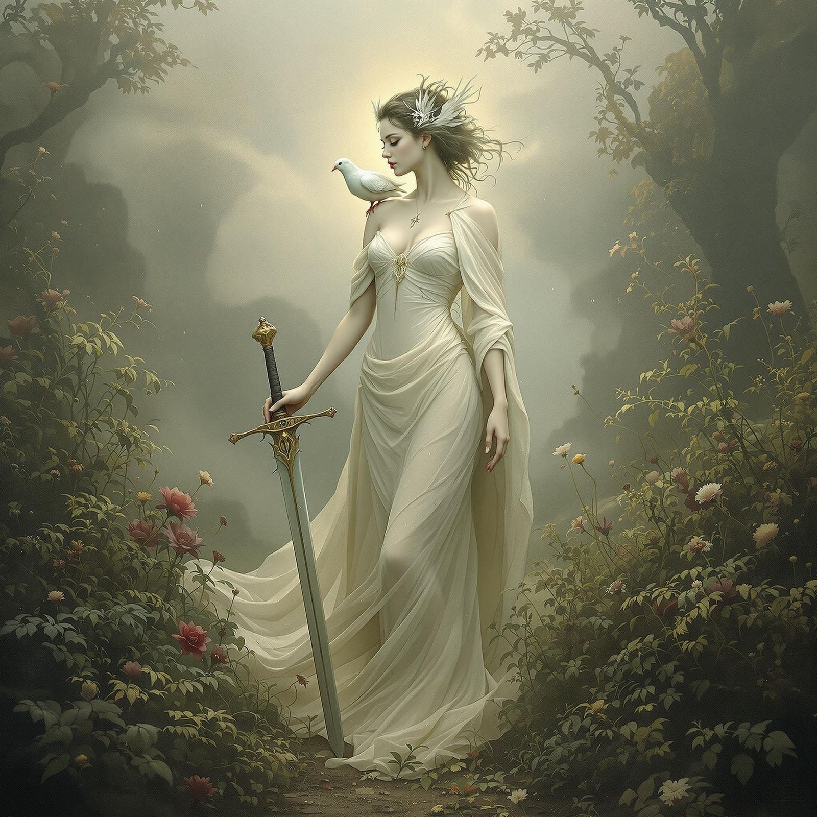 Surreal Goddess of Harmony and Conflict