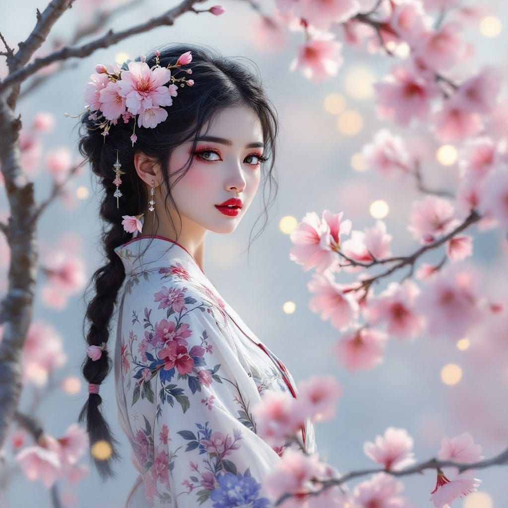 Ethereal Beauty in Soft Watercolour