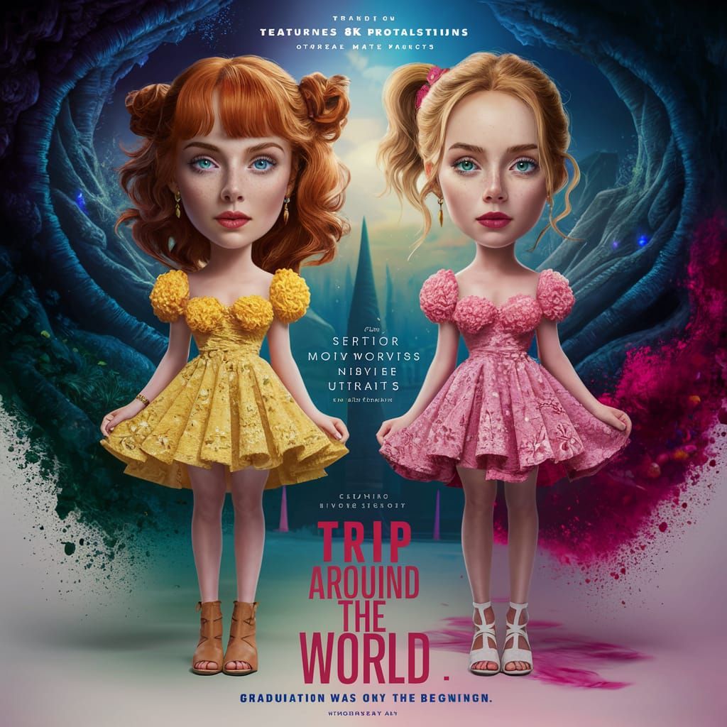 Movie Poster: Two Women's Trip Around The World