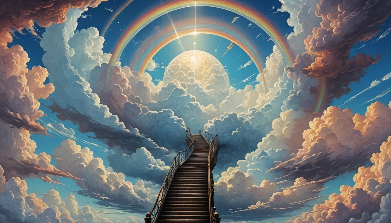 Stairway to Heaven: Dreampunk Sky Ascent