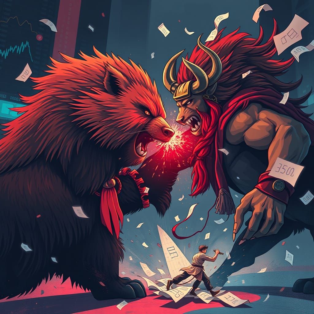 Financial Markets Chaos: Bear vs Bull Battle