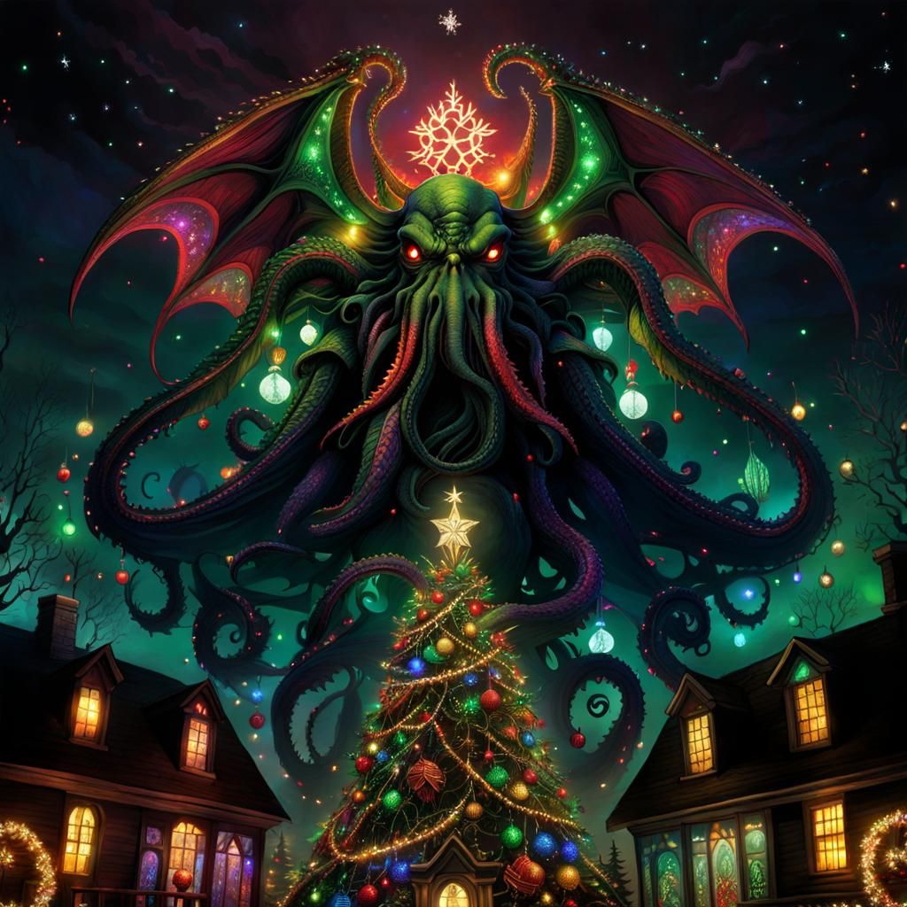 Cthulhu in Christmas Lights: Lovecraftian Holiday