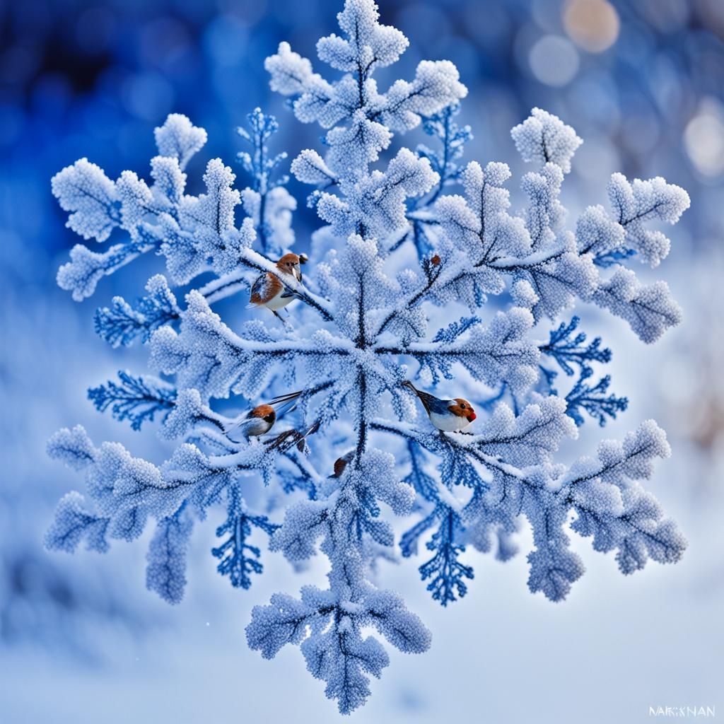 Snow Princess Portrait in Professional Style