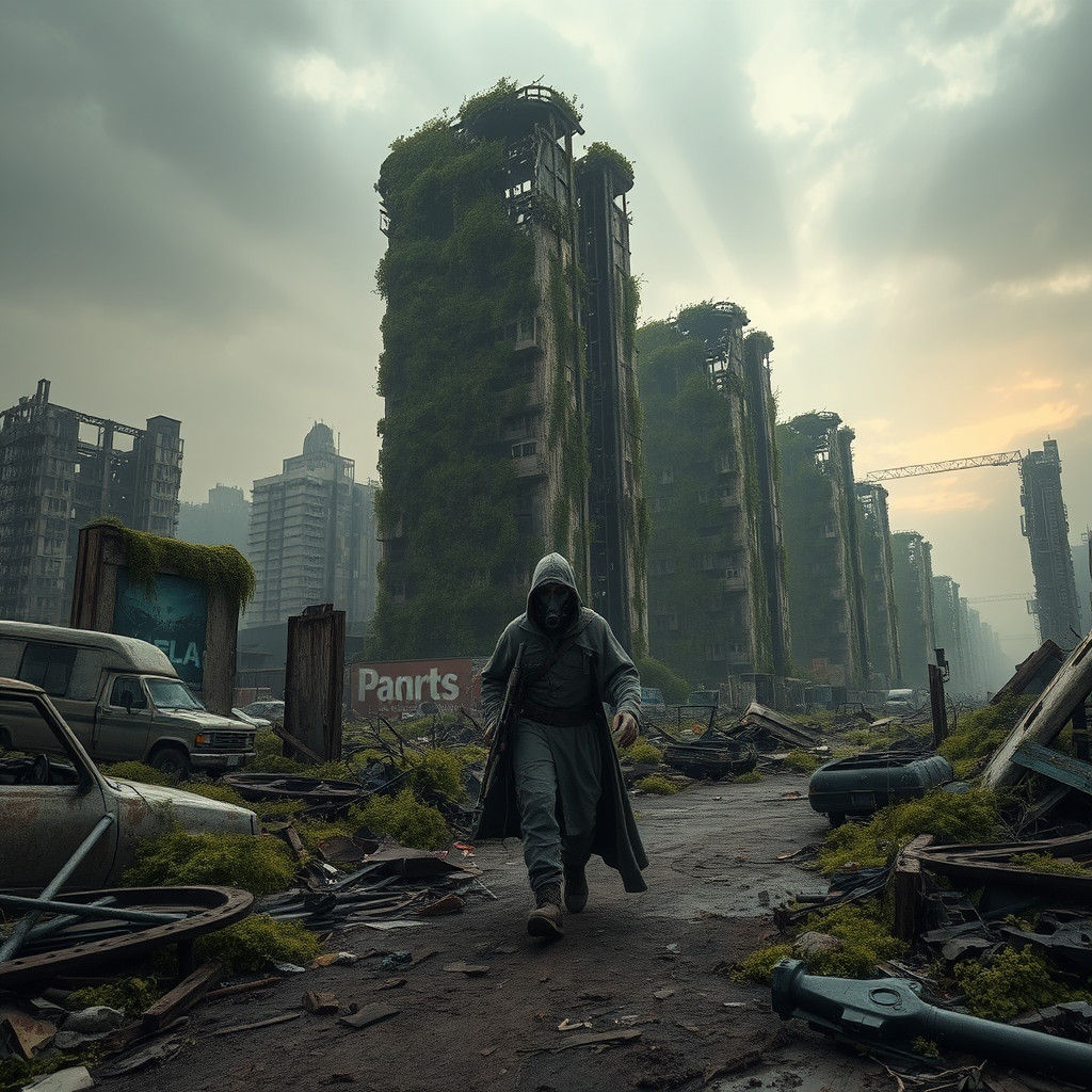 Post-Apocalyptic Landscape: Resilience in Ruins