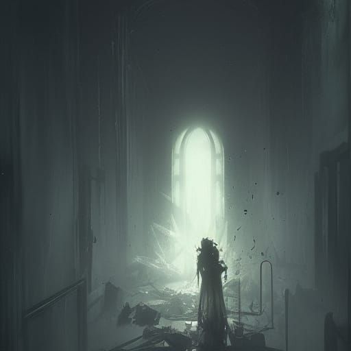 Sinister Chaos Landscape in Fantasy Style