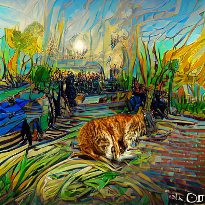 AI Generated Image of a Cat