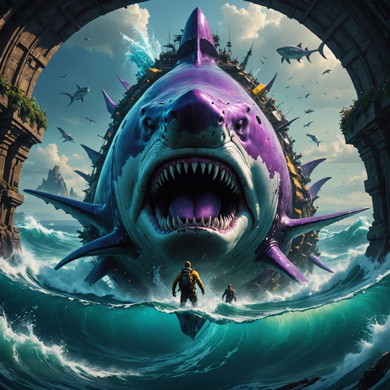 Surreal Dark Fantasy Masterpiece in 8K Resolution