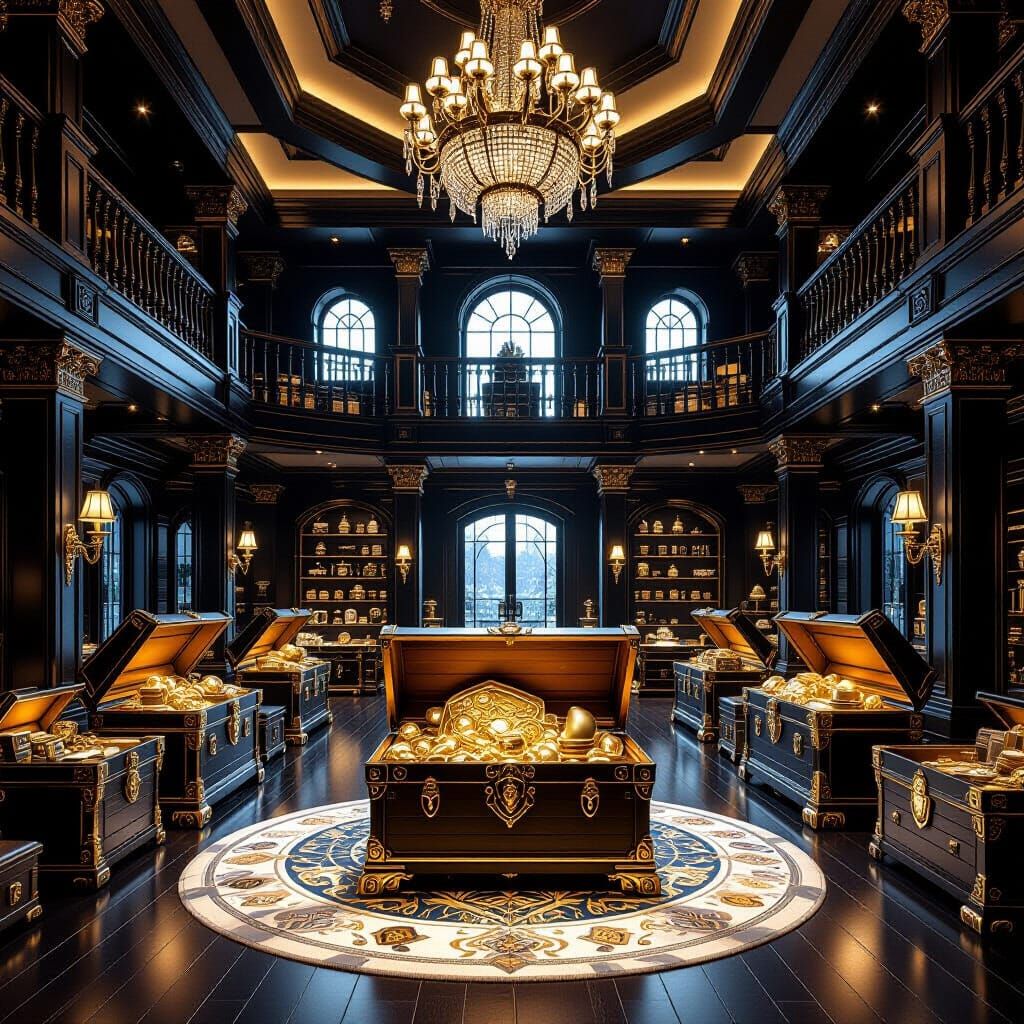 Luxurious Mega Mansion with Ultimate Video Game Chest Room