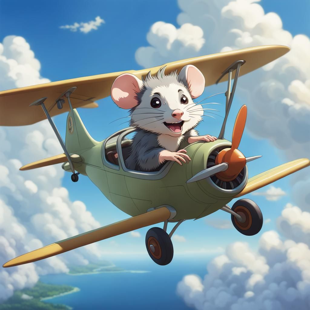 Opossums can Fly!