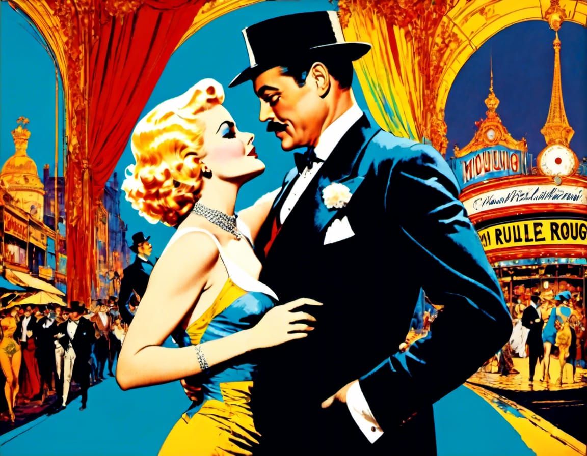 Powell and Harlow: Toulouse-Lautrec-Inspired Parisian Art