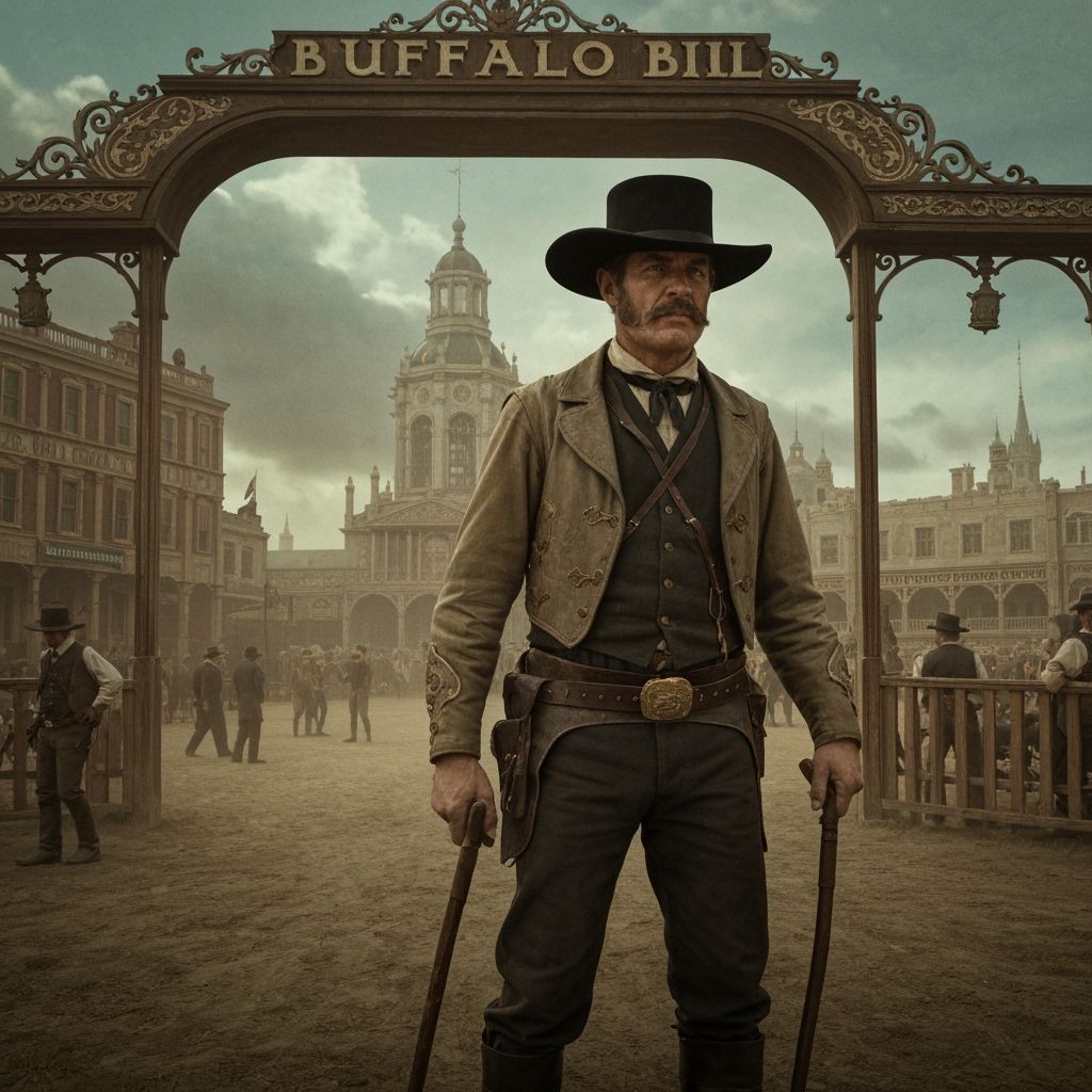 Buffalo Bill's Wild West Show in Europe: Digital Painting