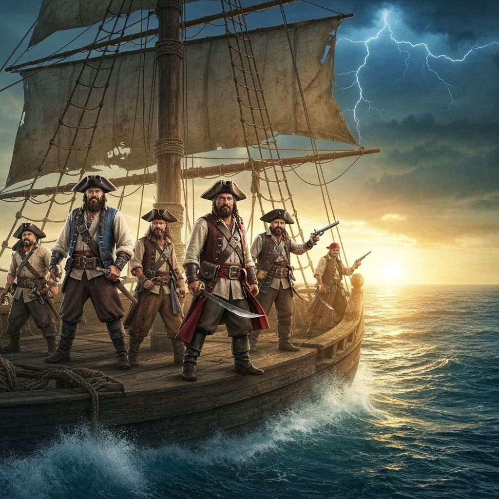 Pirates Find Treasure in Retro-Futuristic Style