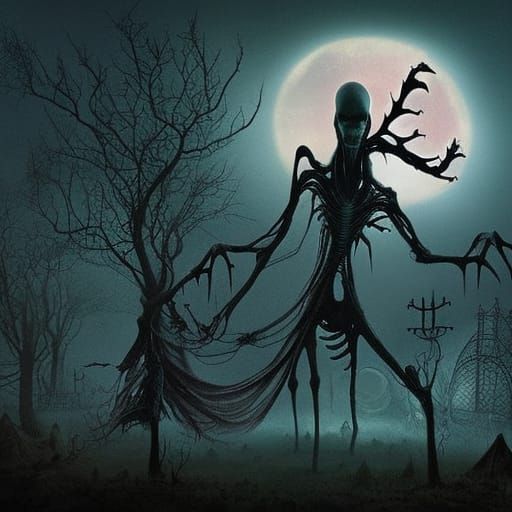 Alien Builds Web: Tim Burton Digital Art