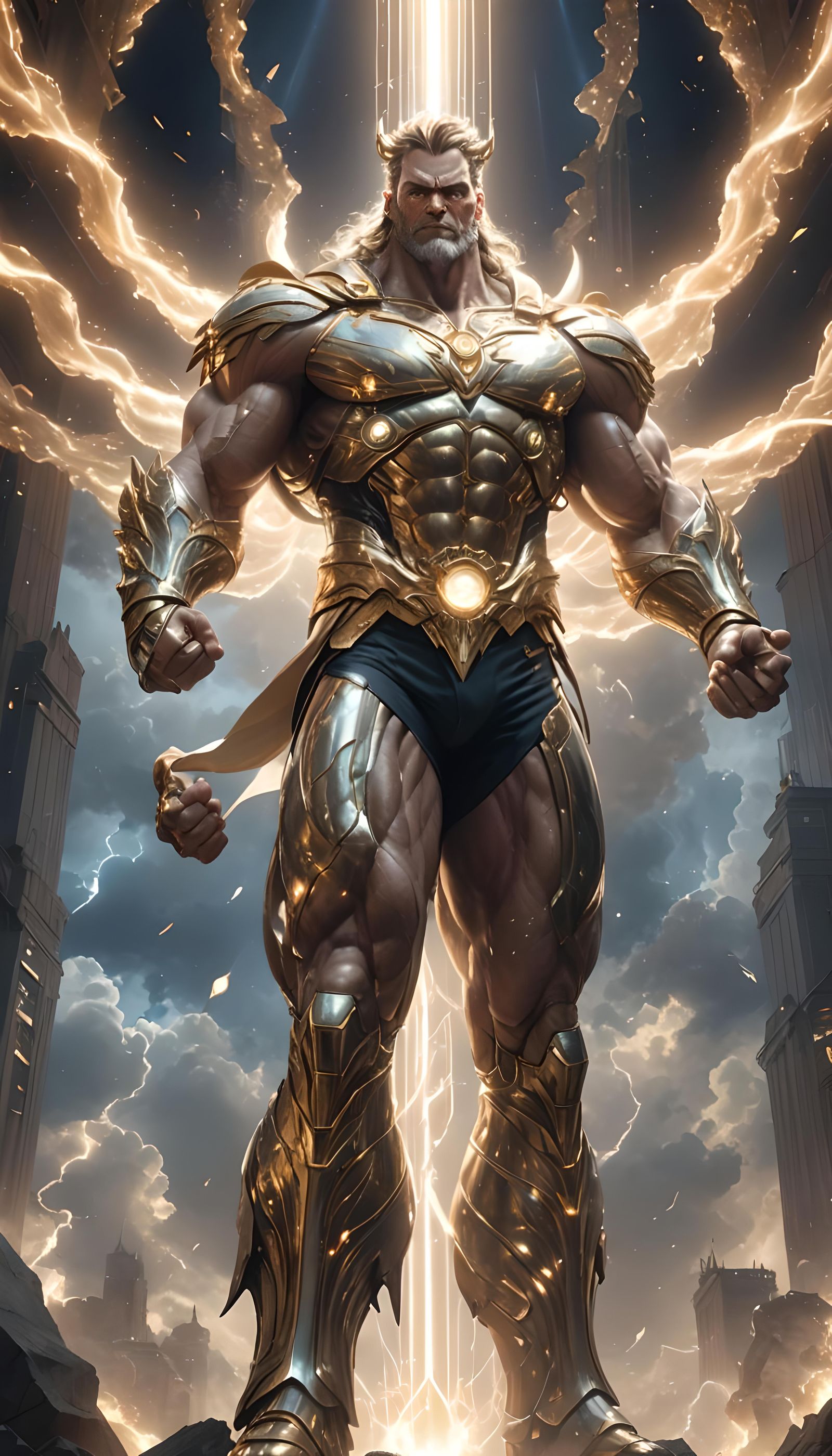 big and strong, giant of heavenly