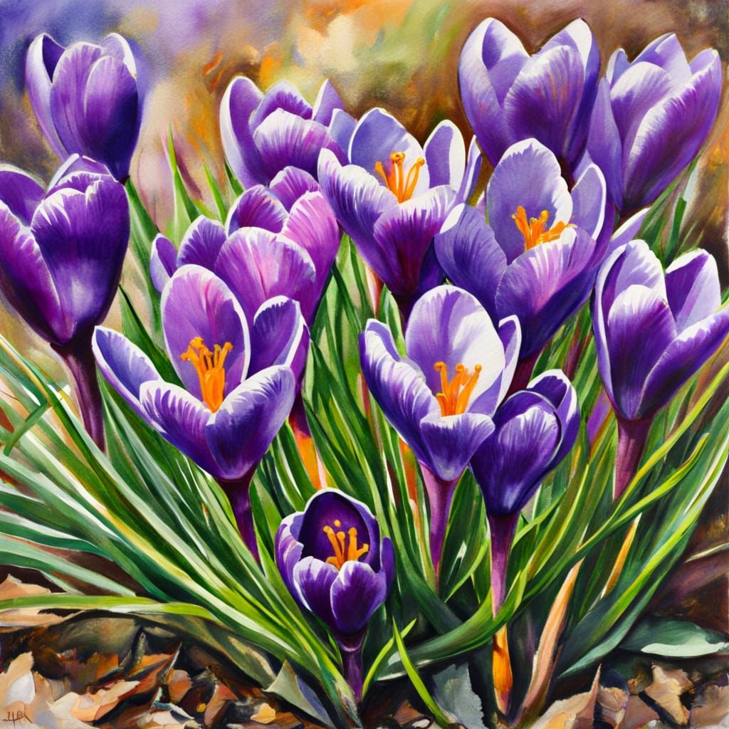 Crocuses, early spring