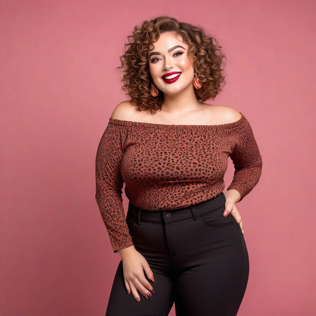 Beautiful Woman Smiling in Transitioning Scene