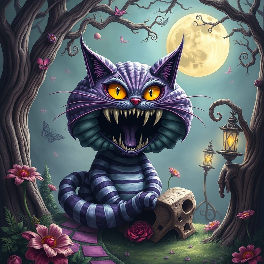 Mysterious Wonderland Creature in Sarlacc Form