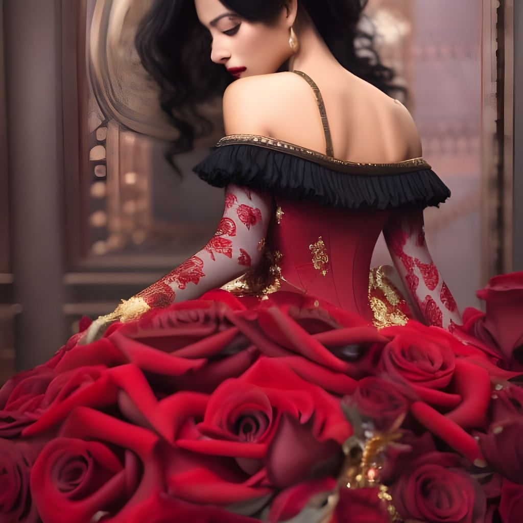 Flamenco Dancer Miss Acacia