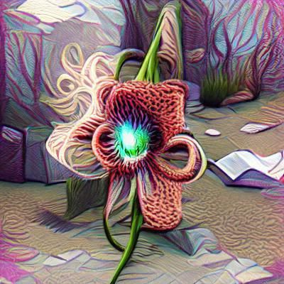 Eldritch Bloom: An Alien Flower