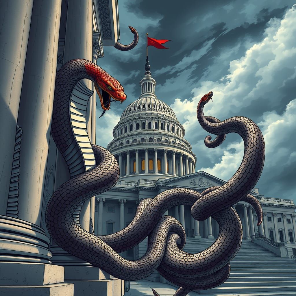 Chinese Zodiac Snakes Claim the USA Capitol