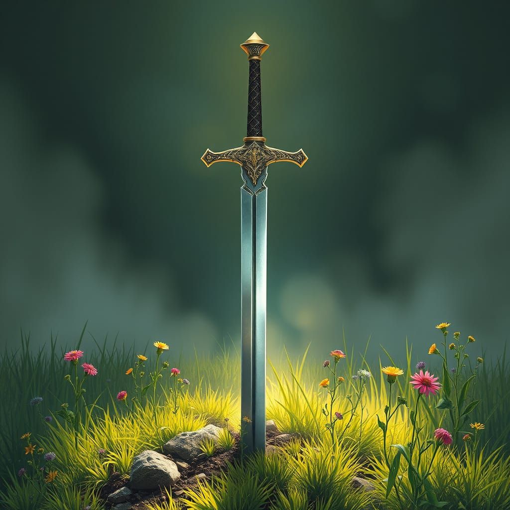 Medieval Long Sword Emerges from Ancient Earth