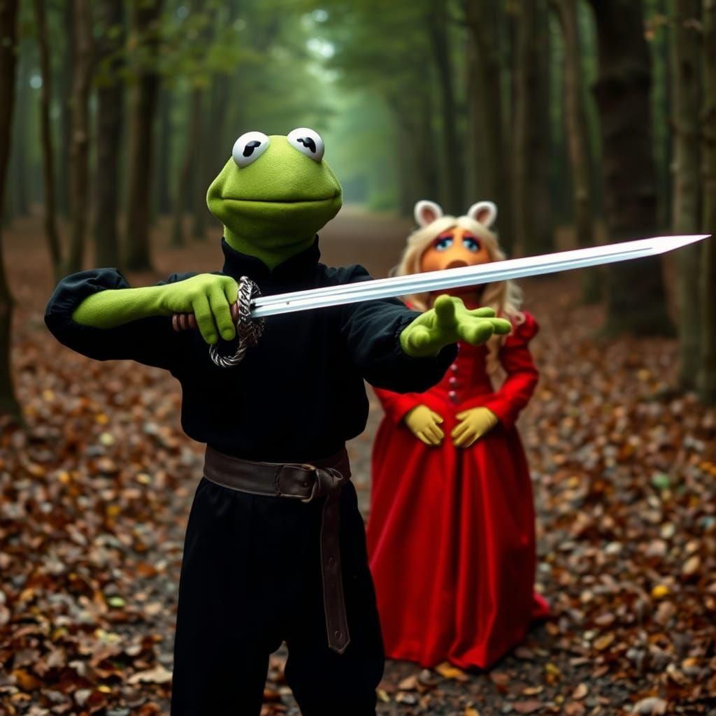 Miss Piggy's Pink Muppet Hands