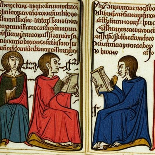 Vampire Lord Contemplates Philosophy in Medieval Castle