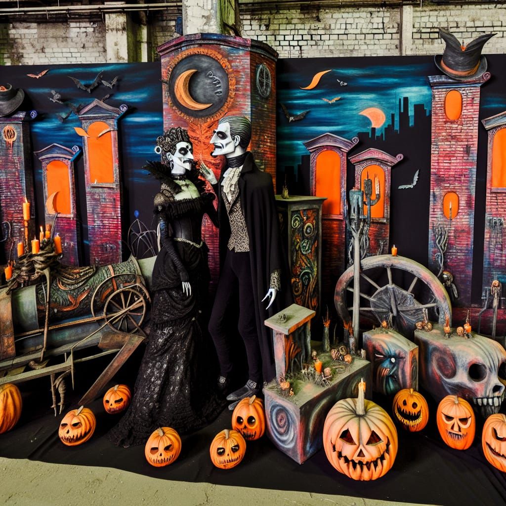 Victorian Vampires in an Afrofuturistic Halloween Wonderland