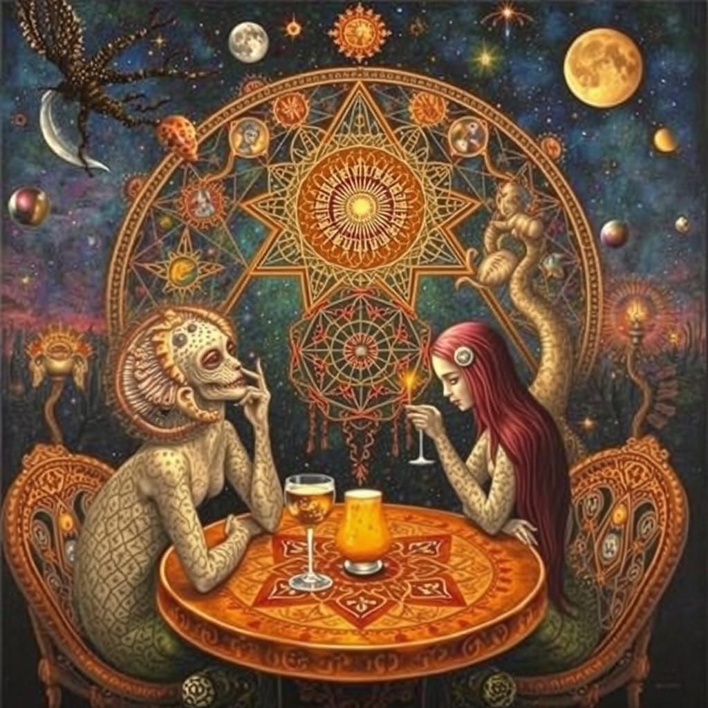 Psychedelic Utopia: Sacred Geometry and Cosmic Revelry