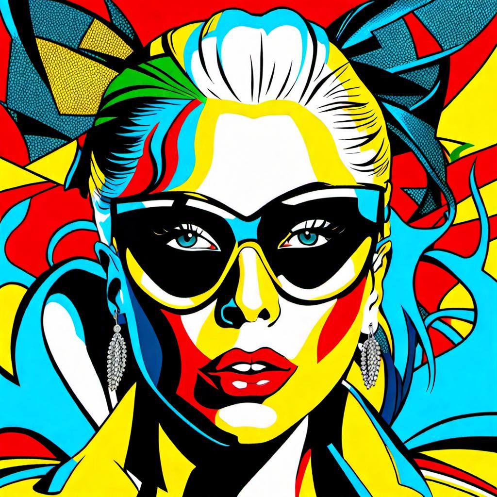 Vibrant and Colourful Portrait