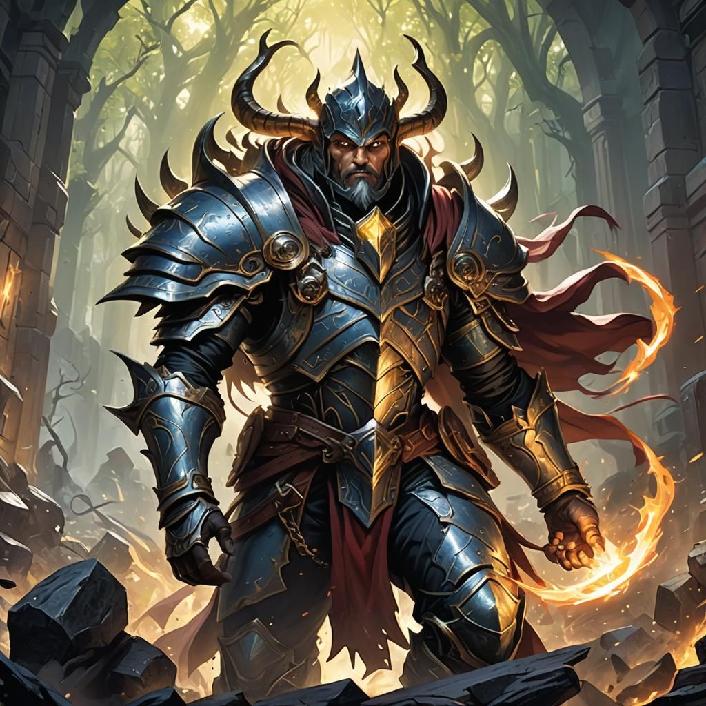 MTG Card Design with Dynamic Lighting