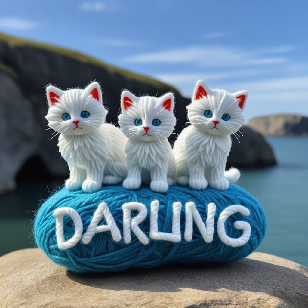 AI Image of the Word DARLING
