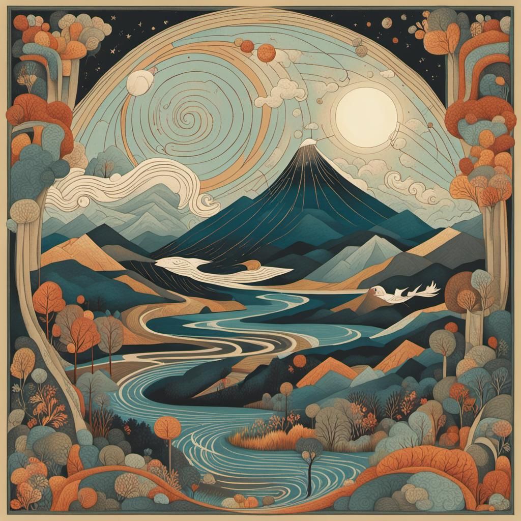 Abstract Depiction of the Absolute One