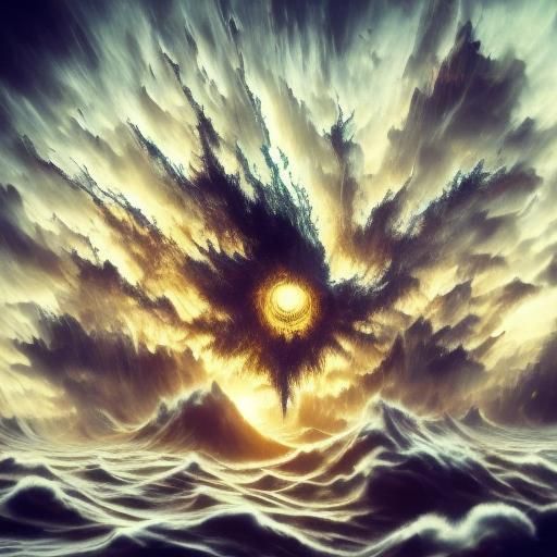 Dark Fantasy Father of Lies in Hyperdetailed Style