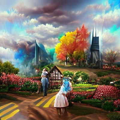 Dorothy and the Wizard of Oz in 3D