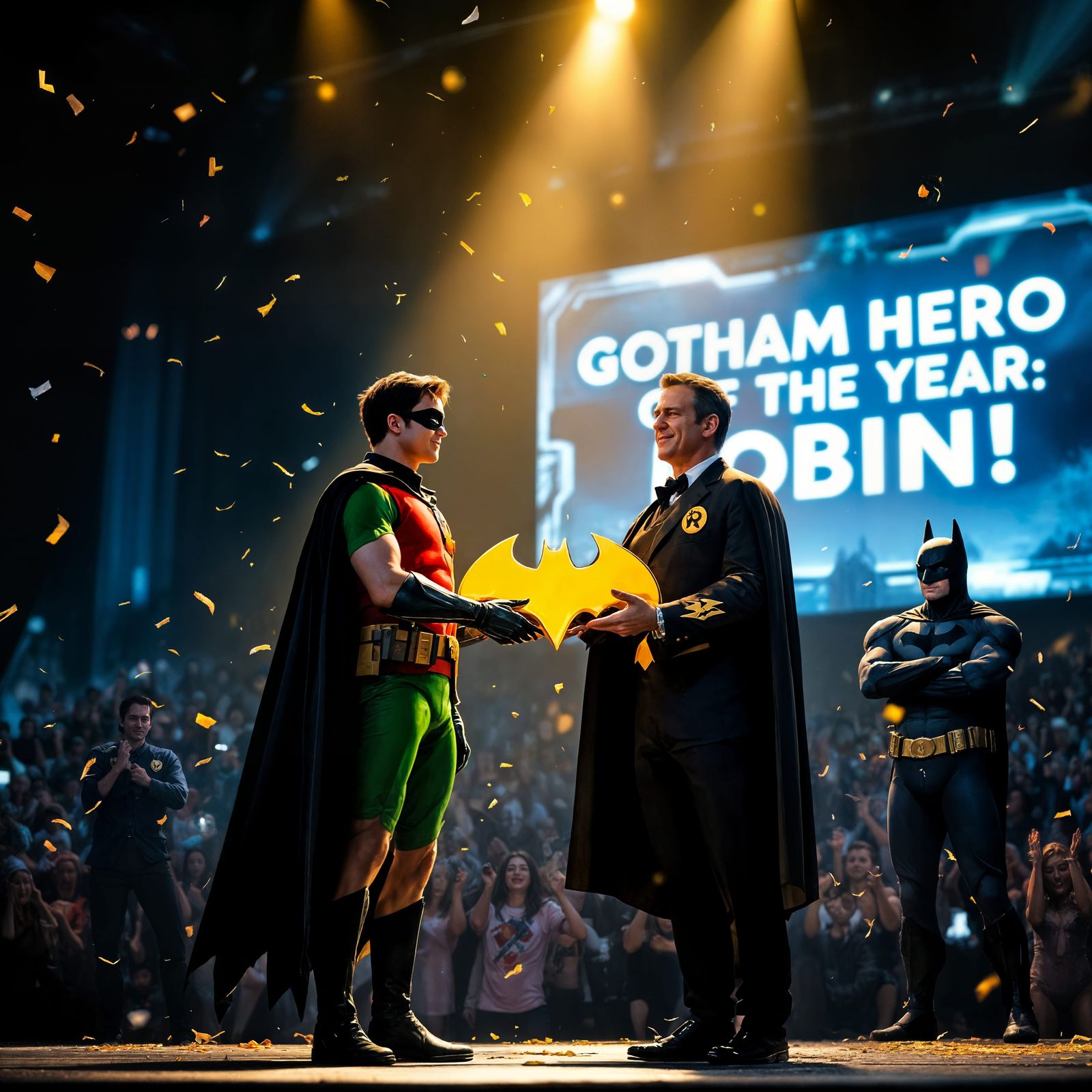 Robin Honored as Gotham Hero of the Year