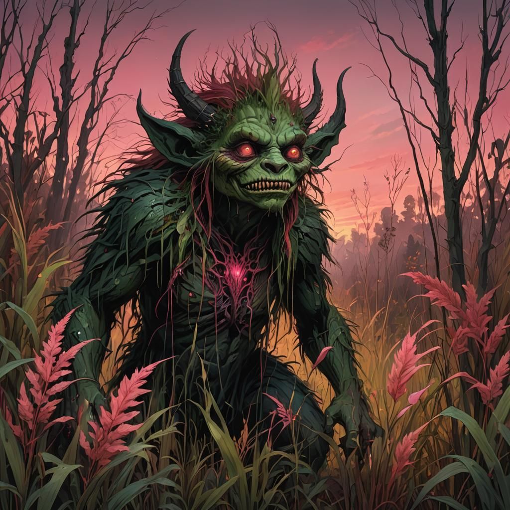 Rabid Princess Transformation in Midnight Bio Art