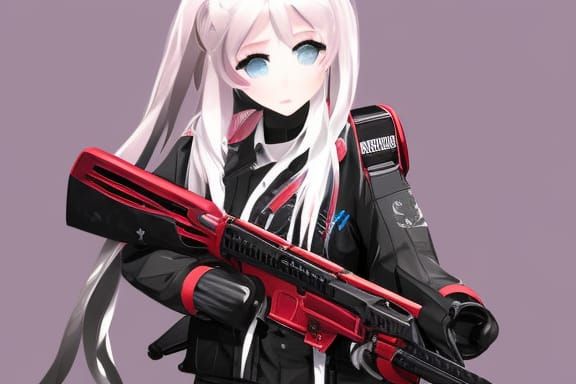 Girls' Frontline SOPMOD II: Lone Hero Artwork