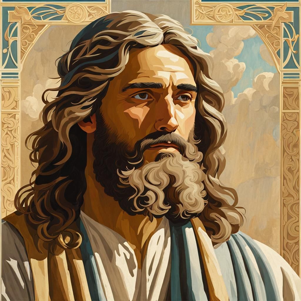 Agape Love: The Forgiveness Dispenser in Art Nouveau Style