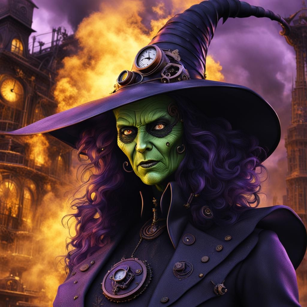 Steampunk witch