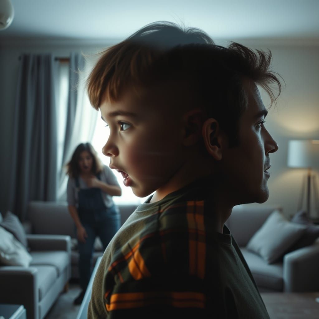 Surreal Double Exposure: Fragmented Identities in Turbulent ...