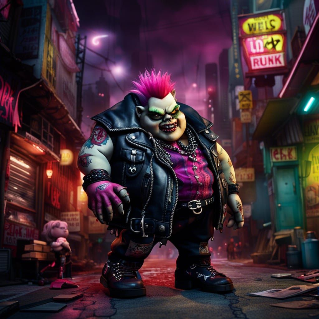 Monster High Doll Attacks Punk Rocker in Hong Kong