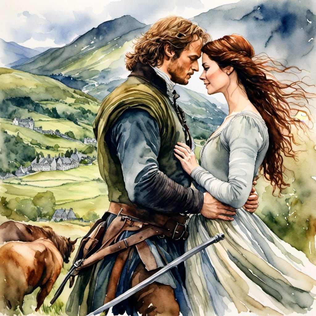 Jamie and Claire - Outlander